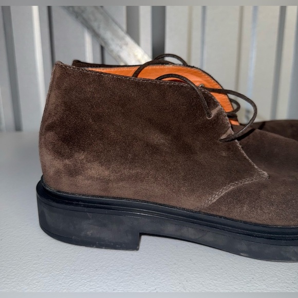 Santoni Suede desert Chukka boots size 9 1/2 main image 10